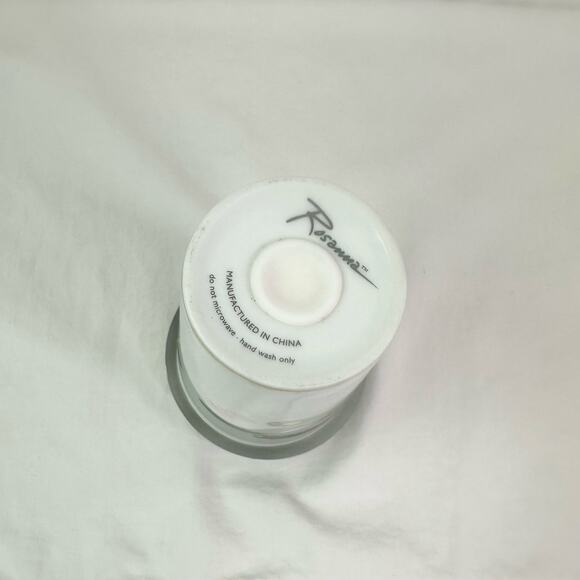 Rosanna 12 Fl Oz White CAT MOM Ceramic Travel Commuter Cup With Lid & Stopper - Picture 8 of 13